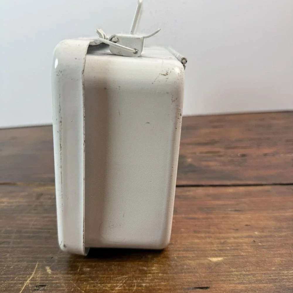 Vintage Contel Continental Telephone First Aid Kit Metal‎ Box American